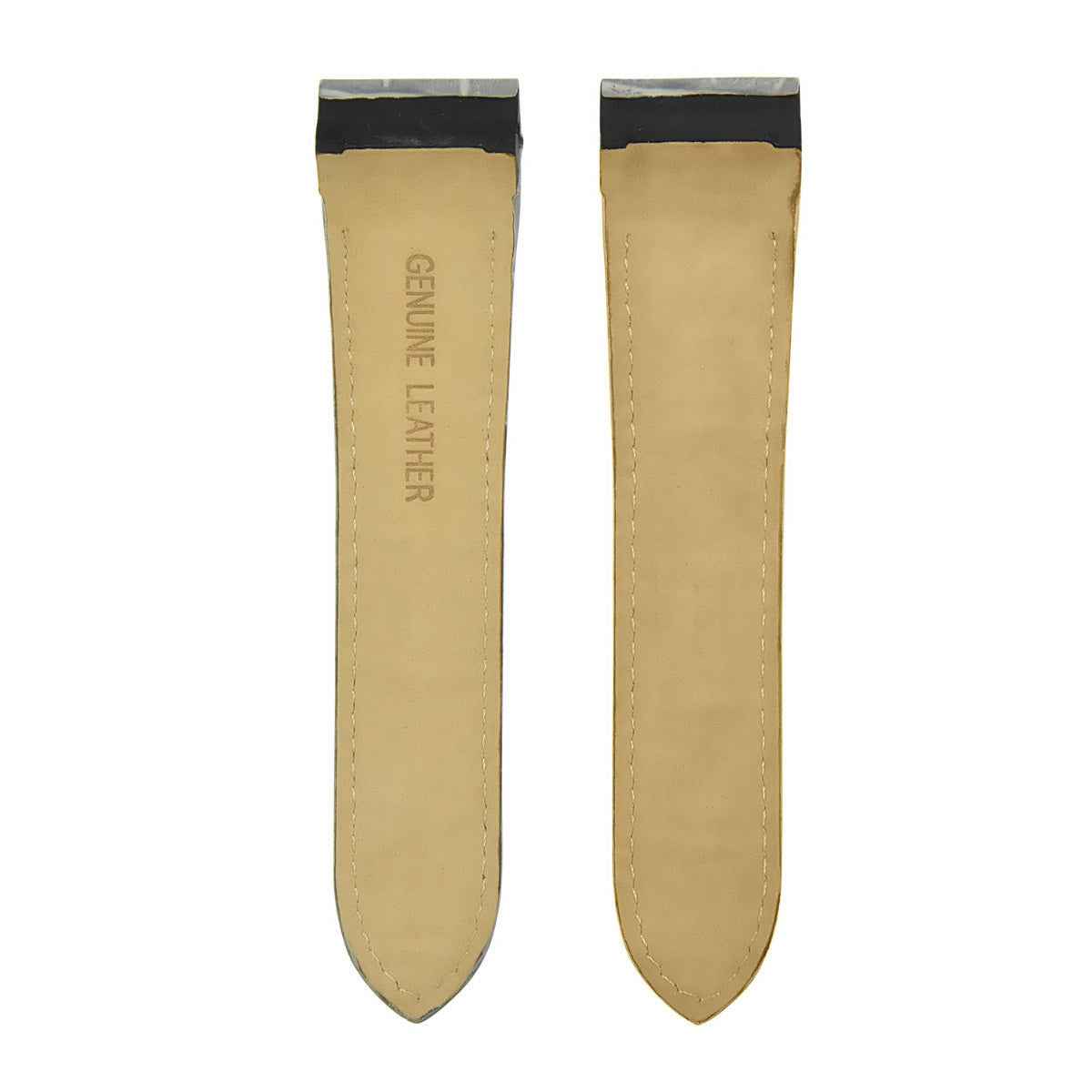 23MM LEATHER WATCH BAND STRAP FOR CARTIER SANTOS 100 XL FITS ONLY 2655 2656 GRAY