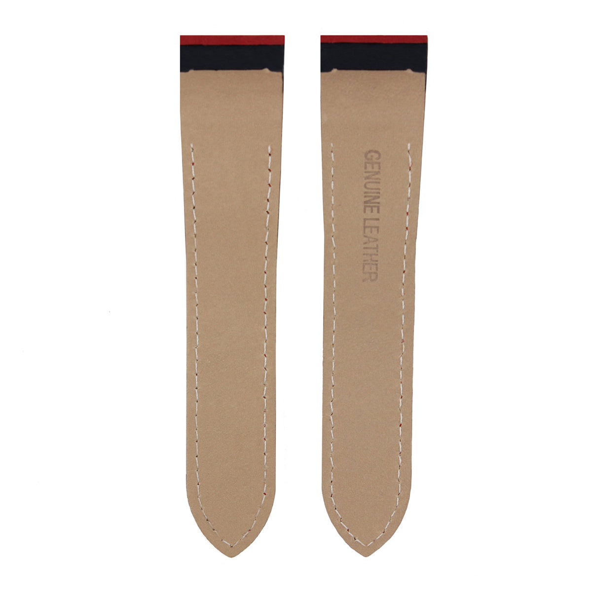 23MM LEATHER WATCH BAND STRAP FOR CARTIER SANTOS 100 XL FITS ONLY 2655 2656 RED