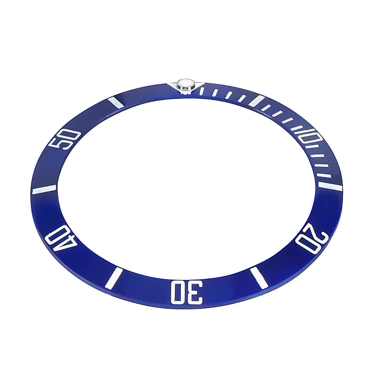 REPLACEMENT BEZEL INSERT BLUE SMURF CERAMIC FOR WATCH 38.40MM X 31MM