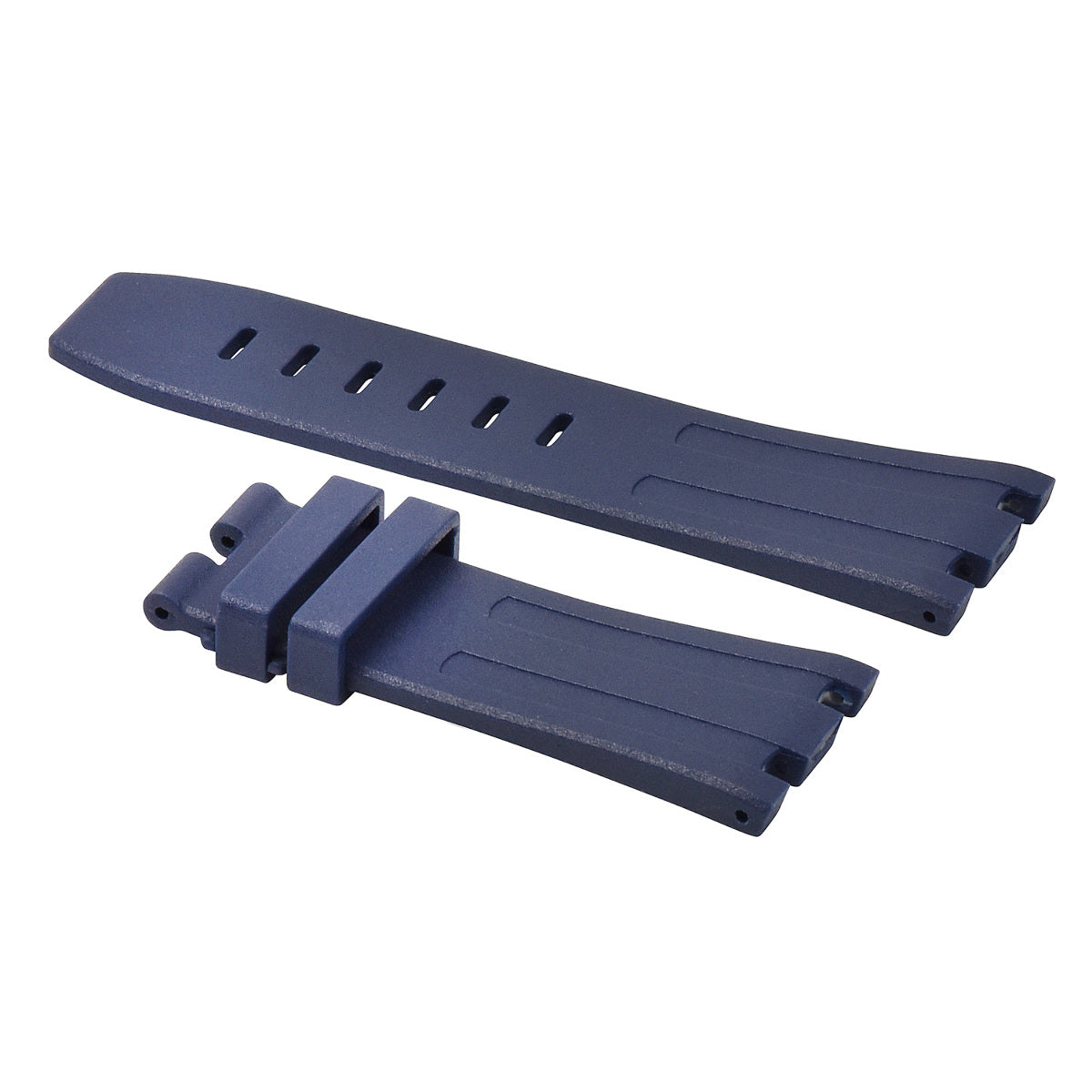 28MM RUBBER BAND STRAP FIT 42MM AUDEMARS PIGUET ROYAL OAK OFFSHORE WATCH BLUE