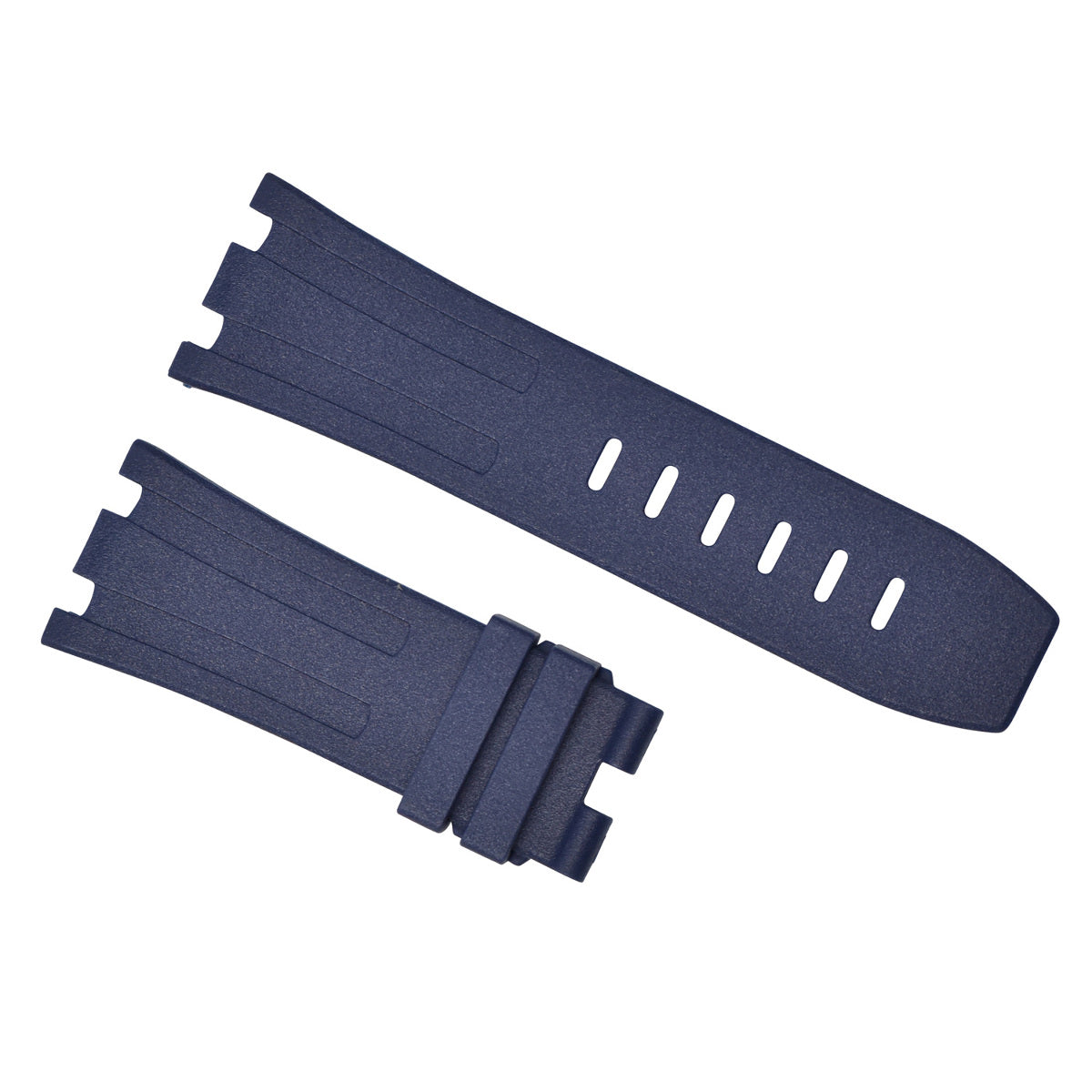 28MM RUBBER BAND STRAP FIT 42MM AUDEMARS PIGUET ROYAL OAK OFFSHORE WATCH BLUE