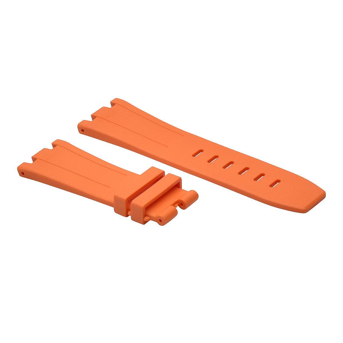 28MM RUBBER BAND STRAP FIT 42MM AUDEMARS PIGUET ROYAL OAK OFFSHORE WATCH ORANGE