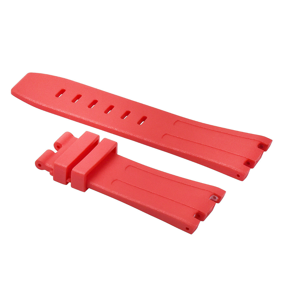 28MM RUBBER BAND STRAP FIT 42MM AUDEMARS PIGUET ROYAL OAK OFFSHORE WATCH RED