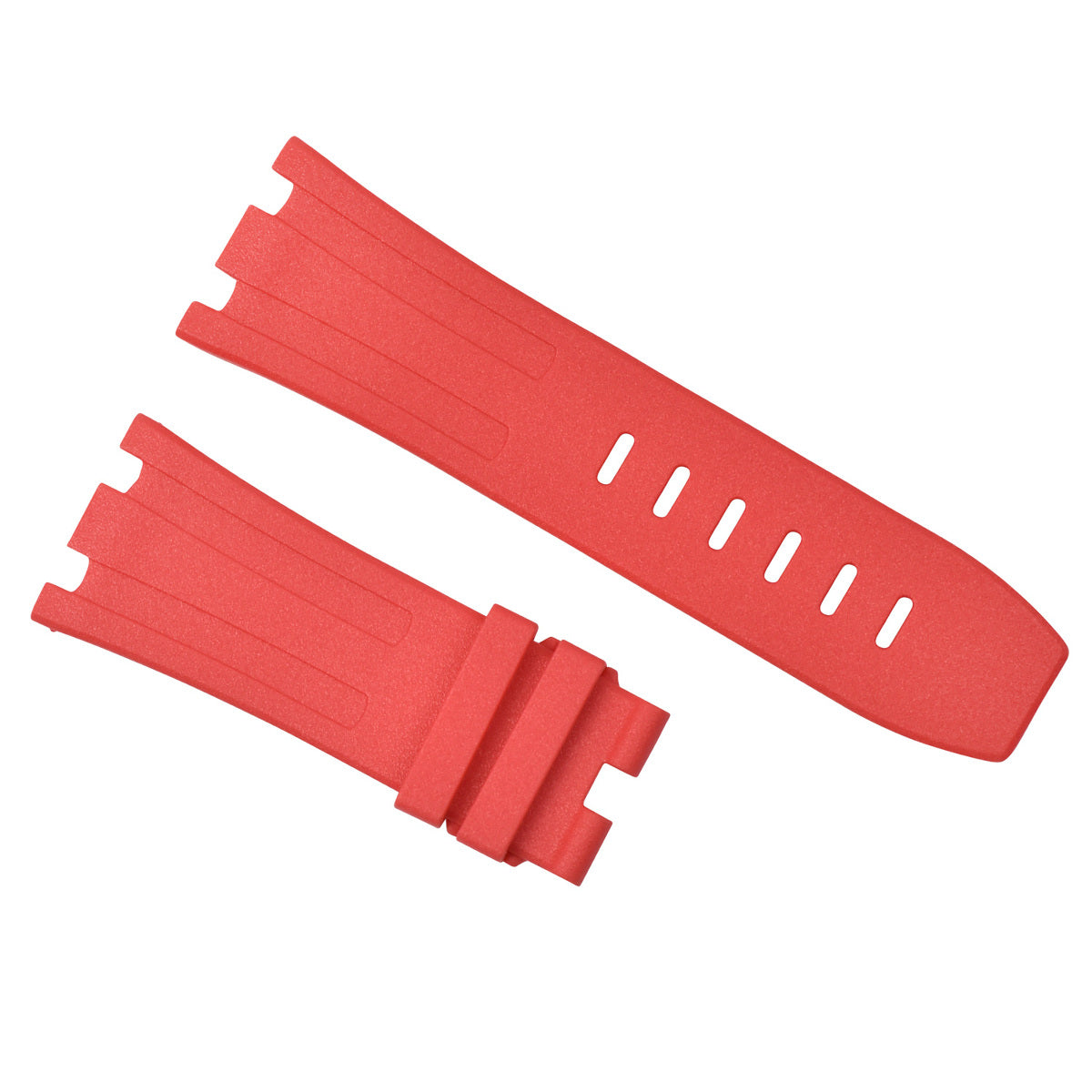 28MM RUBBER BAND STRAP FIT 42MM AUDEMARS PIGUET ROYAL OAK OFFSHORE WATCH RED