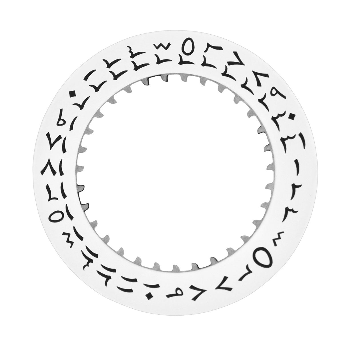 CALENDAR DATE DISC FOR ROLEX DATEJUST SUBMARINER 3035 3055 16013 16014 ARABIC WH