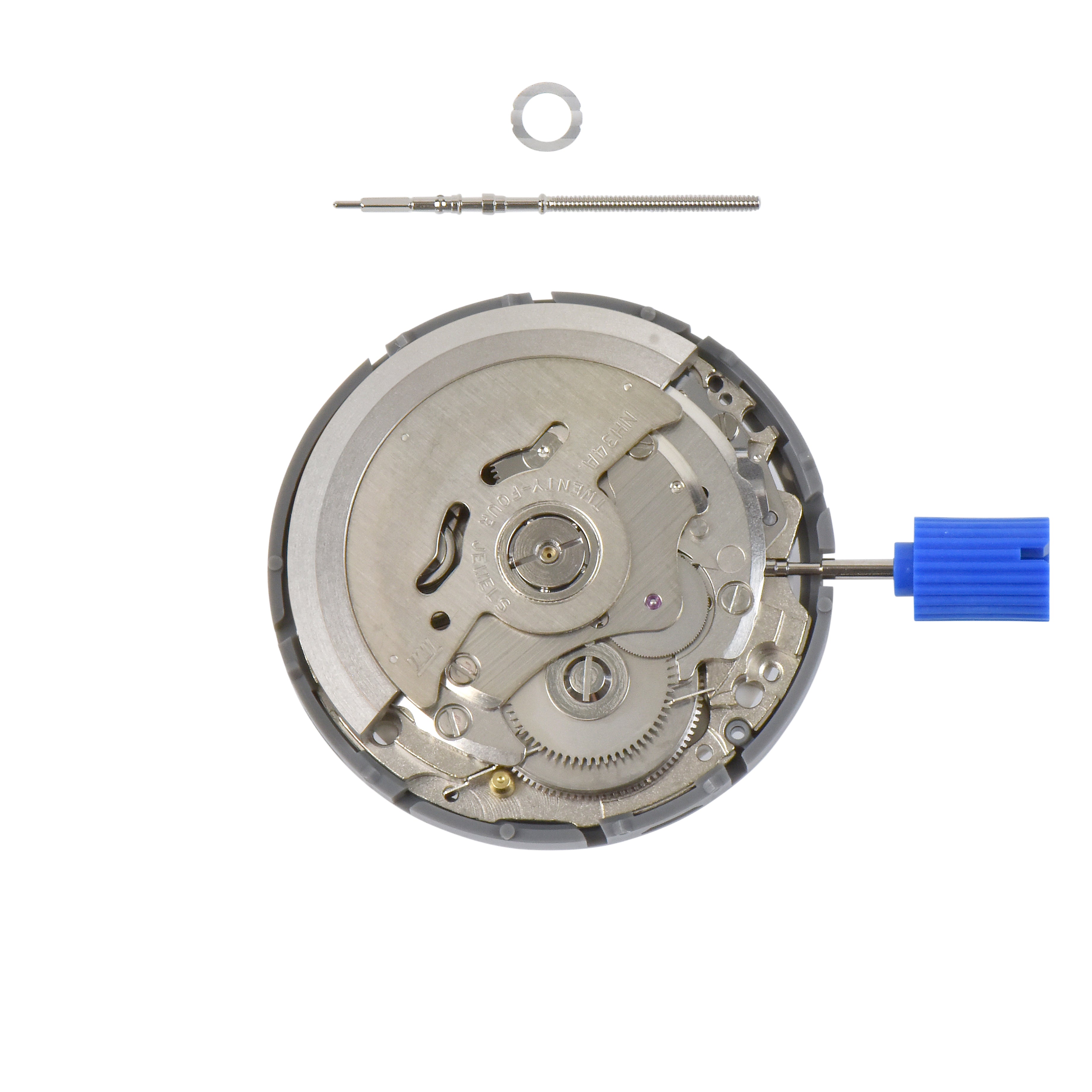 GENUINE SEIKO NH34 NH34A 4R34 GMT AUTOMATIC MOVEMENT WITH DATE DISC BLACK - USA