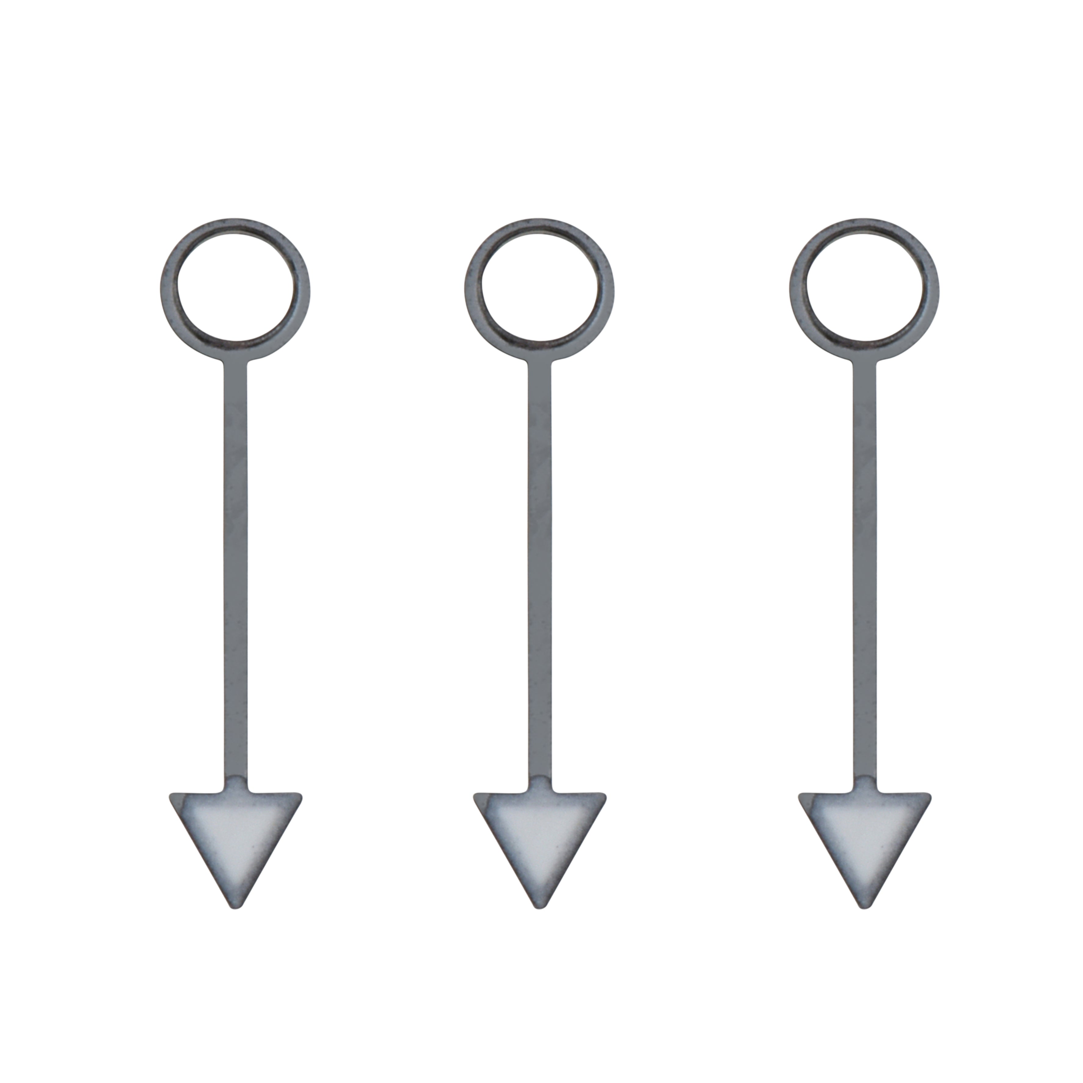 3 WATCH HAND FOR PANERAI MOVEMENT VALJOUX ETA 7750 7753 GMT PAM00088 PAM88 BLACK