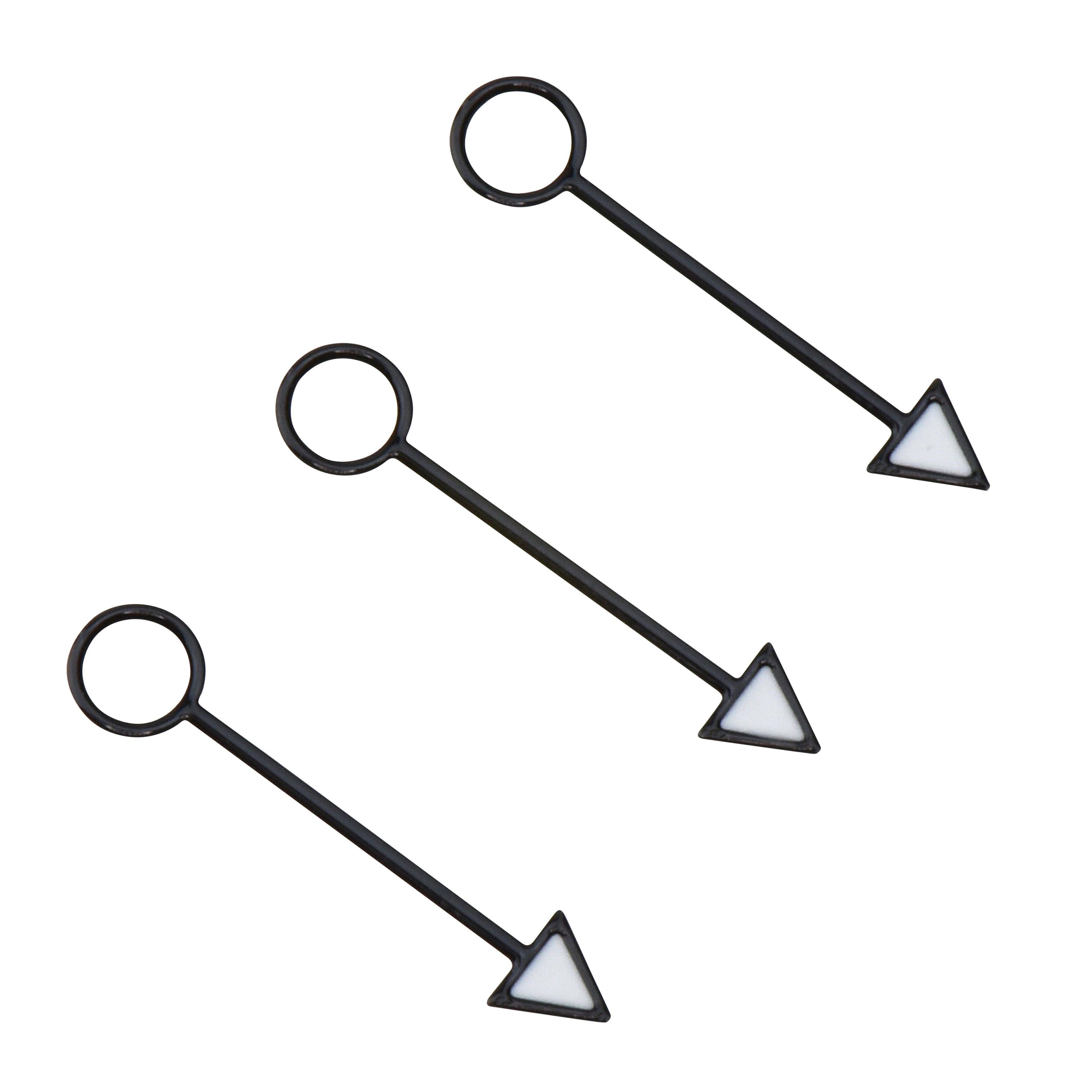 3 WATCH HAND FOR PANERAI MOVEMENT VALJOUX ETA 7750 7753 GMT PAM00088 PAM88 BLACK