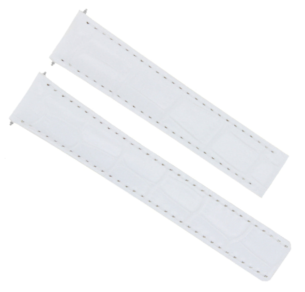 19MM LEATHER WATCH STRAP BAND FOR CARTIER TANK FRANCAISE 19MM/16MM WHITE QUALITY