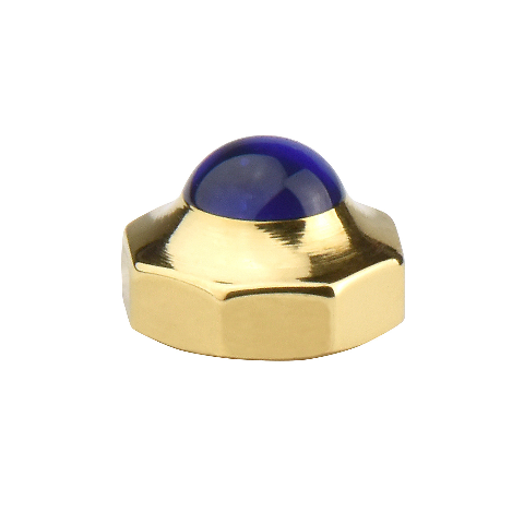 REPLACEMENT GOLD WATCH CROWN FOR CARTIER SANTOS GALBE TANK FRANCAISE CALIBRE