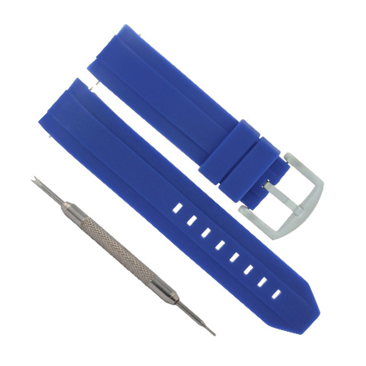 22MM RUBBER STRAP BAND FOR TUDOR BAY HERITAGE 79220R 79360N SPRING BAR REMOVER