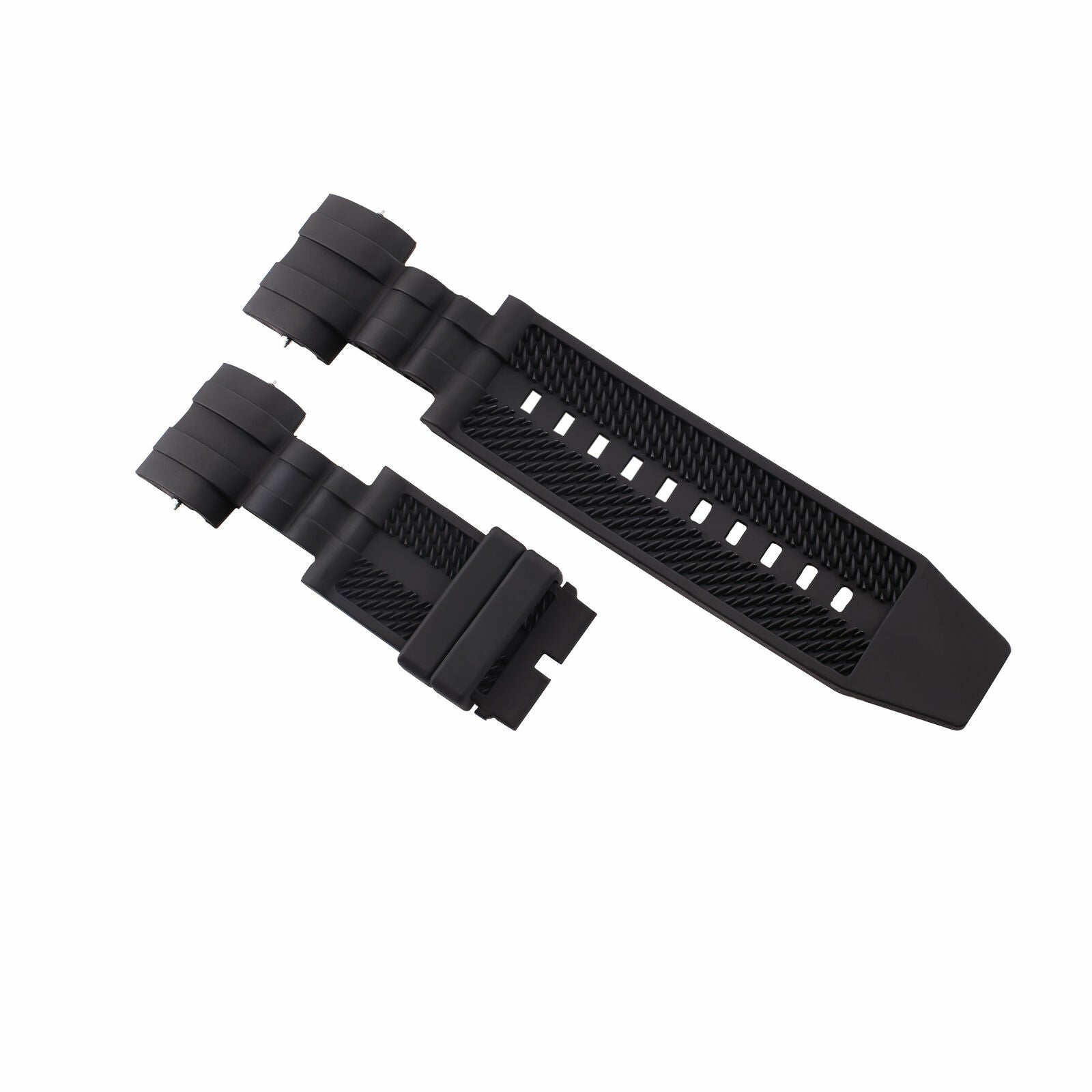 26MM RUBBER STRAP BAND FOR INVICTA JASON TAYLOR 14071 BOLT SPRING BAR REMOVER BK