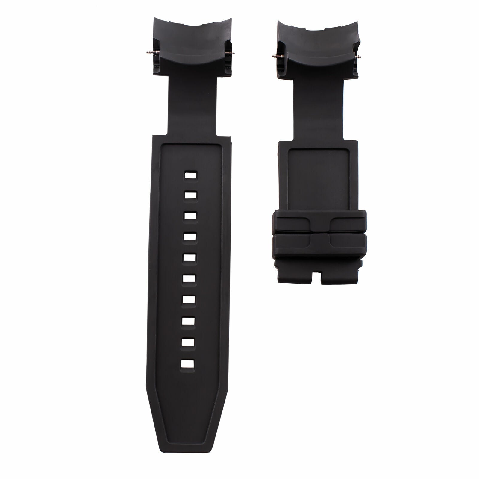 26MM RUBBER STRAP BAND FOR INVICTA JASON TAYLOR 14071 BOLT SPRING BAR REMOVER BK