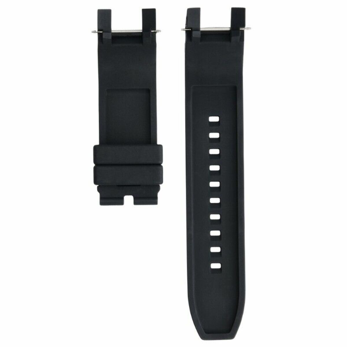 24MM RUBBER STRAP BAND FOR INVICTA 0893-0894-0895-0896 SPRING BAR REMOVER BLACK