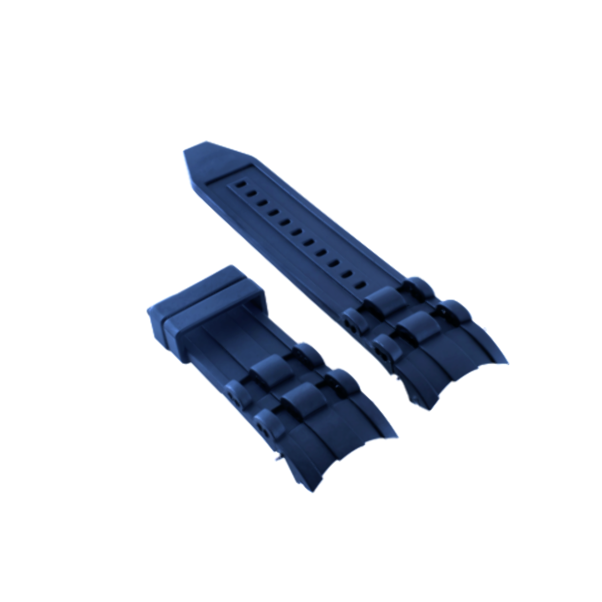 26MM RUBBER WATCH BAND FOR INVICTA DIVER 6977 6978 SQUABA SPRING BAR REMOVER BLU