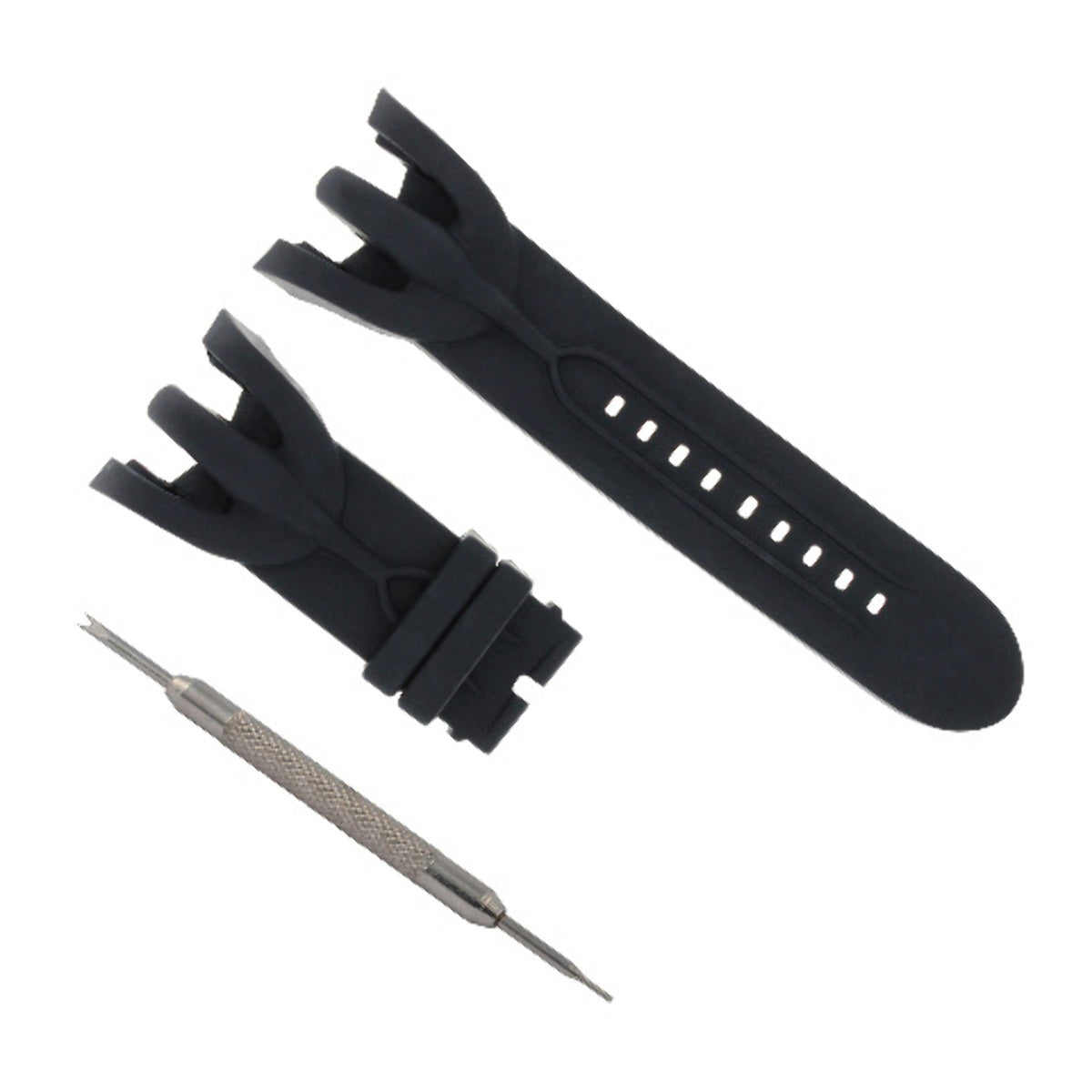 SILICONE RUBBER WATCH BAND STRAP FOR INVICTA VENOM 24066 SPRING BAR REMOVER