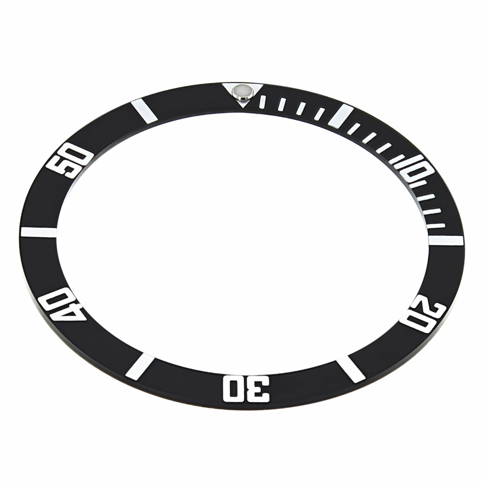 BEZEL INSERT FOR SEIKO WATCH 6309-7040-7049 SUWA TURTLE 6309A AUTAMATIC BLACK FL