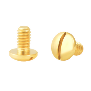 2 PCS SCREWS REPLACEMENT FOR CARTIER LOVE BRACELET FITS  SIZE 16-19 YELLOW GOLD