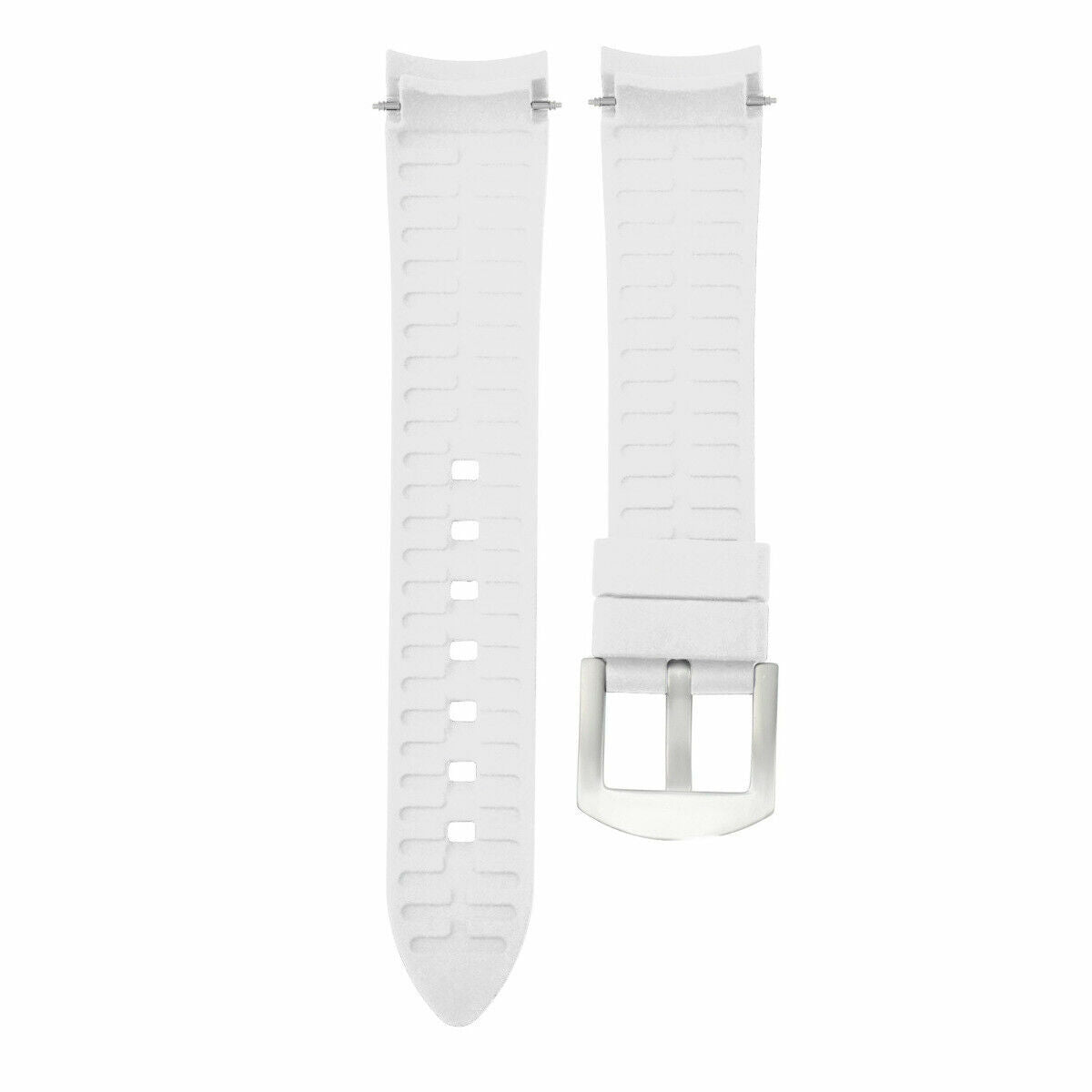 CURVED END SILICONE WATCH BAND, RUBBER STRAP, 18MM 19MM 20MM 21MM 22MM 24MM