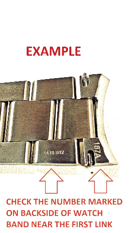 18MM LINK FOR BREITLING WATCHBAND CHRONOMAT 358A 361A, 409A STAINLESS STEEL T.Q