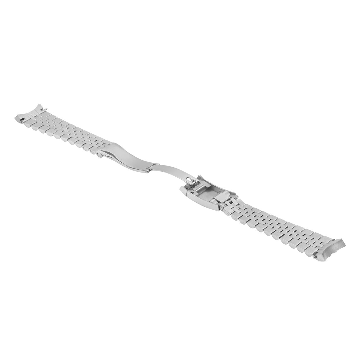 JUBILEE WATCH BAND SOLID LINK FOR ROLEX DATEJUST GLIDE LOCK CLASP 20MM HEAVY S/S