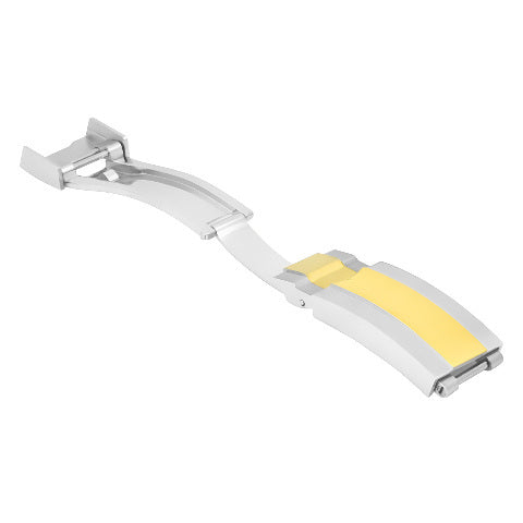 BUCKLE CLASP OYSTER WATCH BAND FOR ROLEX DAYTONA DATEJUST STRAP TWO TONE 16 X 9