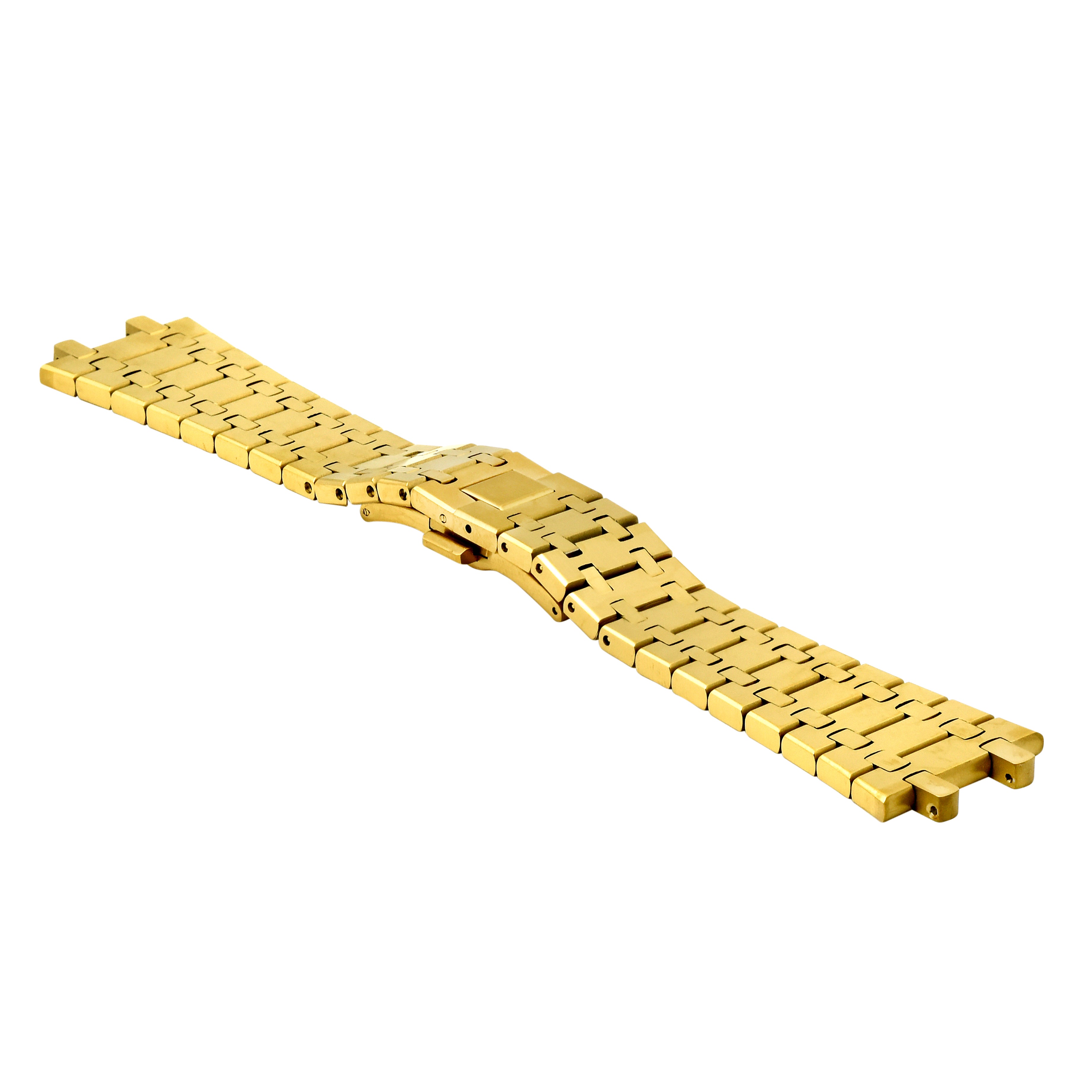 WATCH BAND BRACELET FOR AUDEMARS PIGUET ROYAL OAK OFFSHORE SAFARI GOLD PLATED