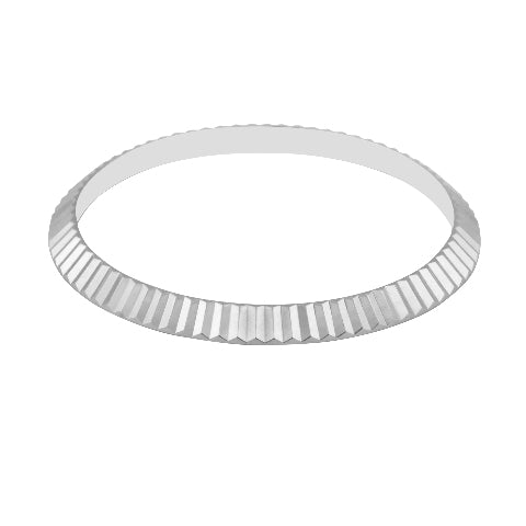 Stainless Steel Fluted Replacement Bezel 29.40mm Inner 34.70mm Outer