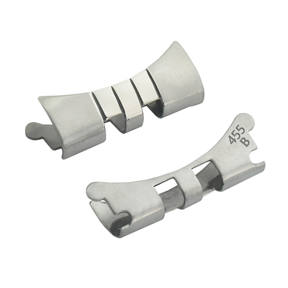 2- 455B END PIECE LINK FOR 20MM JUBILEE WATCH BAND PART FOR ROLEX FAT SPRING BAR