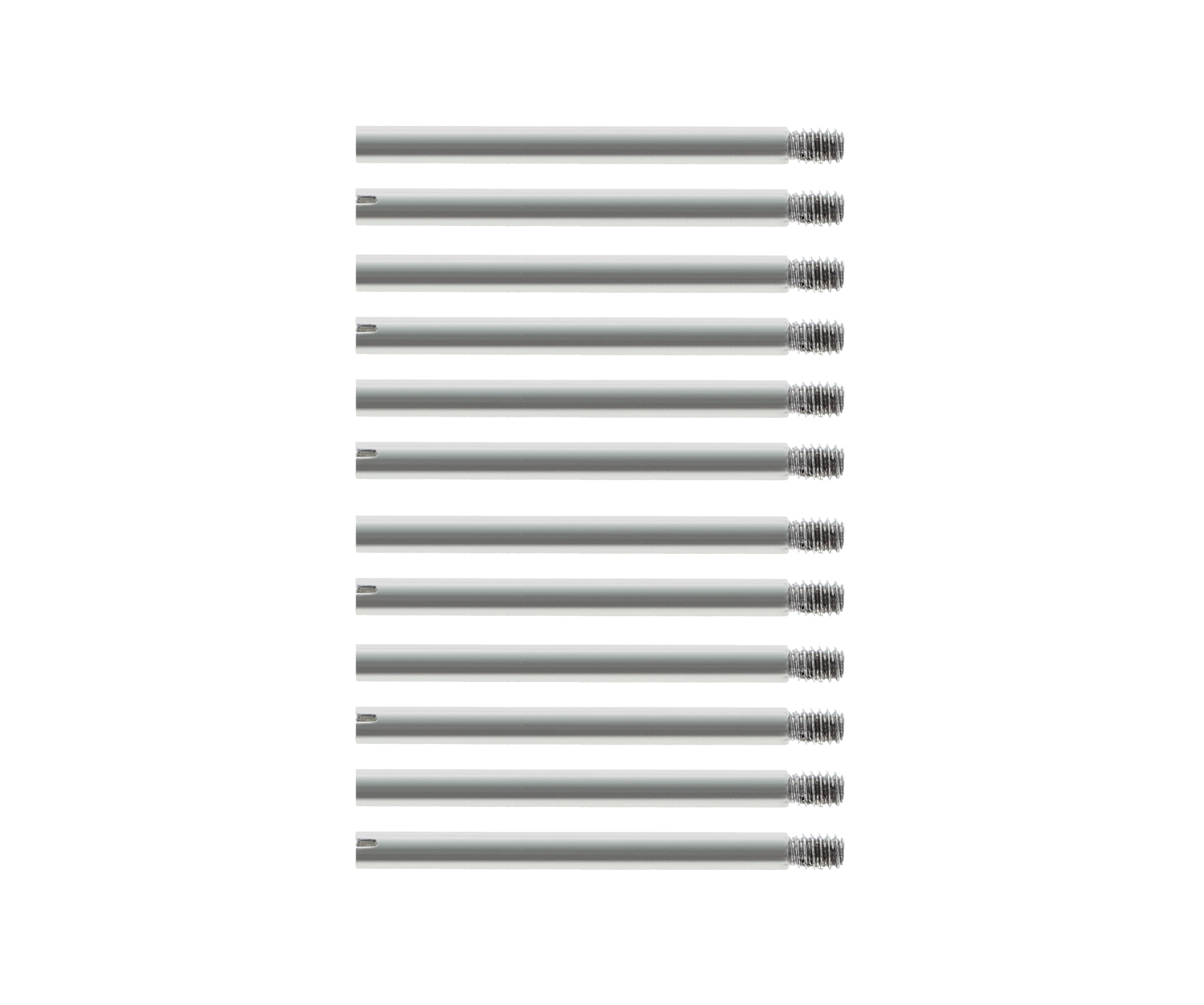 12PCS - 15.80MM LENGTH X 1.40MM THICK STAINLESS STEEL SCREW FOR ROLEX WATCHES
