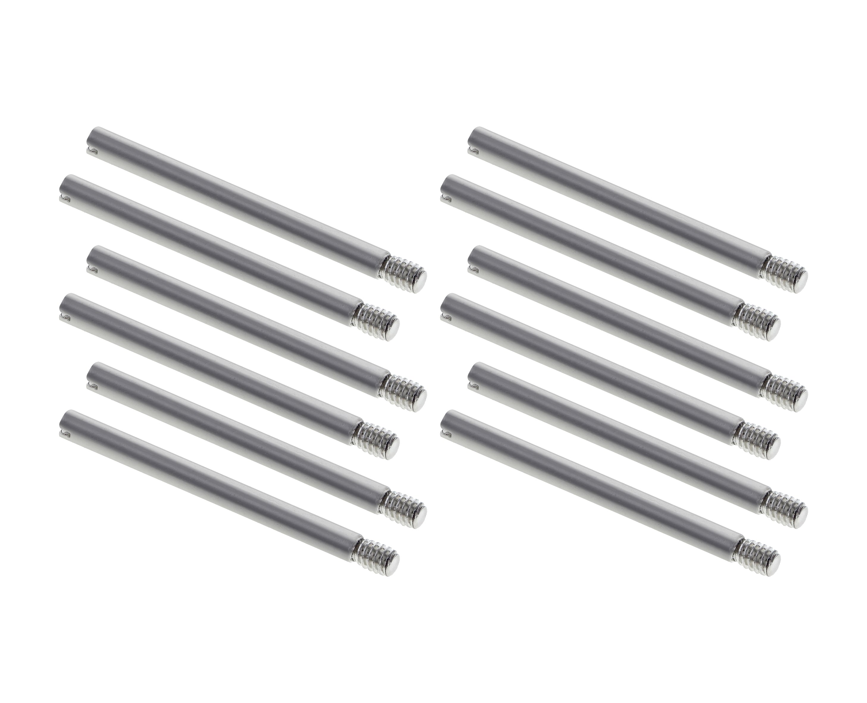 12PCS - 15.80MM LENGTH X 1.40MM THICK STAINLESS STEEL SCREW FOR ROLEX WATCHES