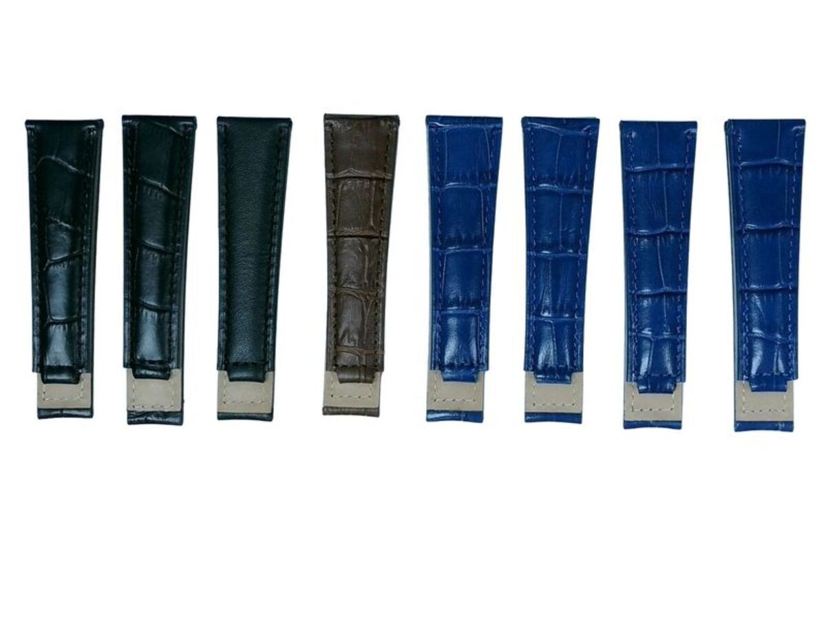 8Pcs Assorted 20mm Leather Watch Band Straps For All Watches
