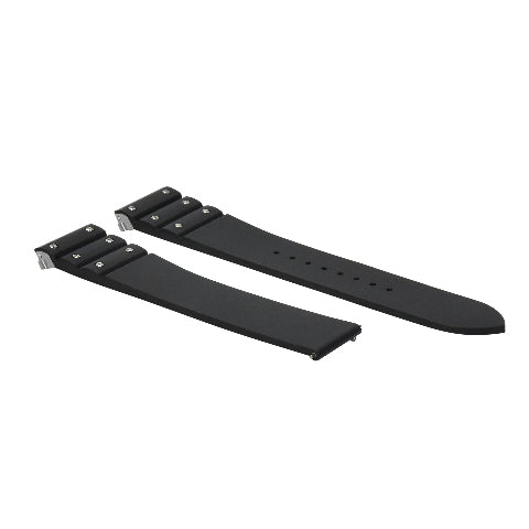 21MM SILICONE RUBBER WATCH BAND STRAP QUICK RELEASE FOR CARTIER SANTOS WSSA0009