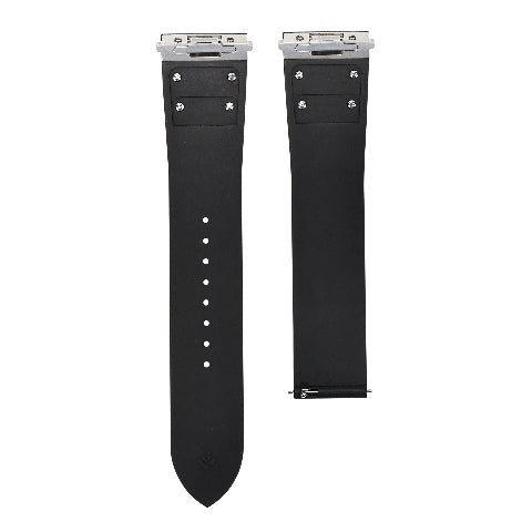 21MM SILICONE RUBBER WATCH BAND STRAP QUICK RELEASE FOR CARTIER SANTOS WSSA0009
