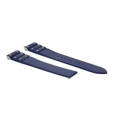 21MM SILICONE RUBBER WATCH BAND STRAP QUICK RELEASE FOR CARTIER SANTOS WSSA0009