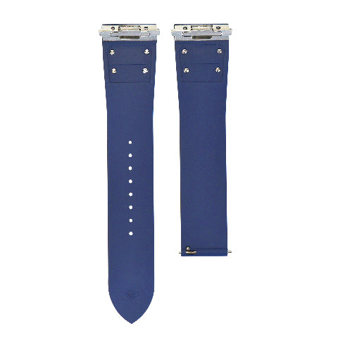 21MM SILICONE RUBBER WATCH BAND STRAP QUICK RELEASE FOR CARTIER SANTOS WSSA0009