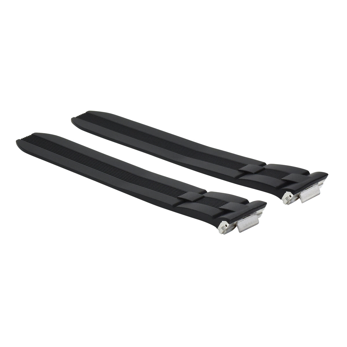 19MM SILICONE RUBBER WATCH BAND STRAP QUICK RELEASE FOR CARTIER ROADSTER, Black, view 3