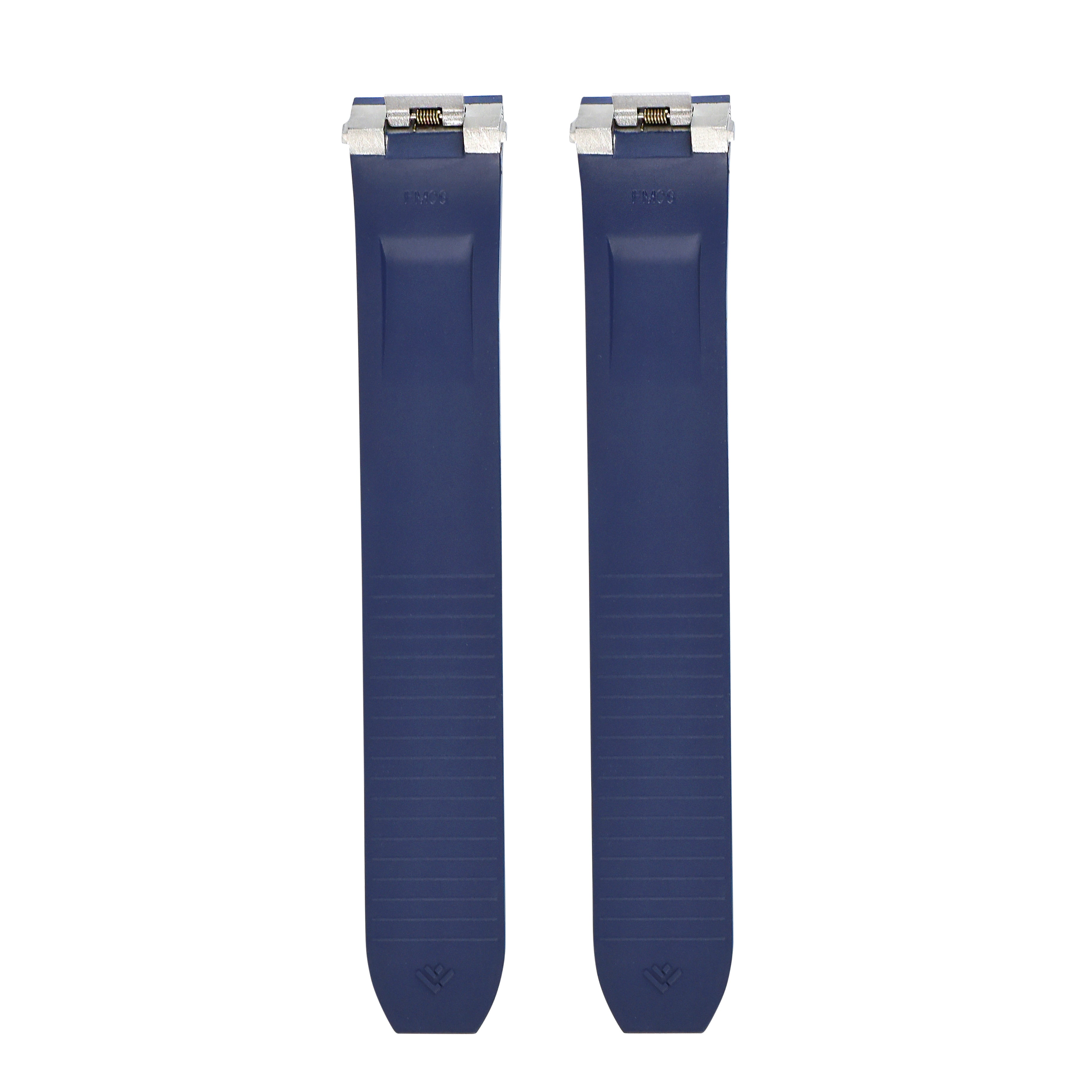 19MM BLUE RUBBER WATCH BAND STRAP FOR CARTIER ROADSTER EASY QUICK RELEASE