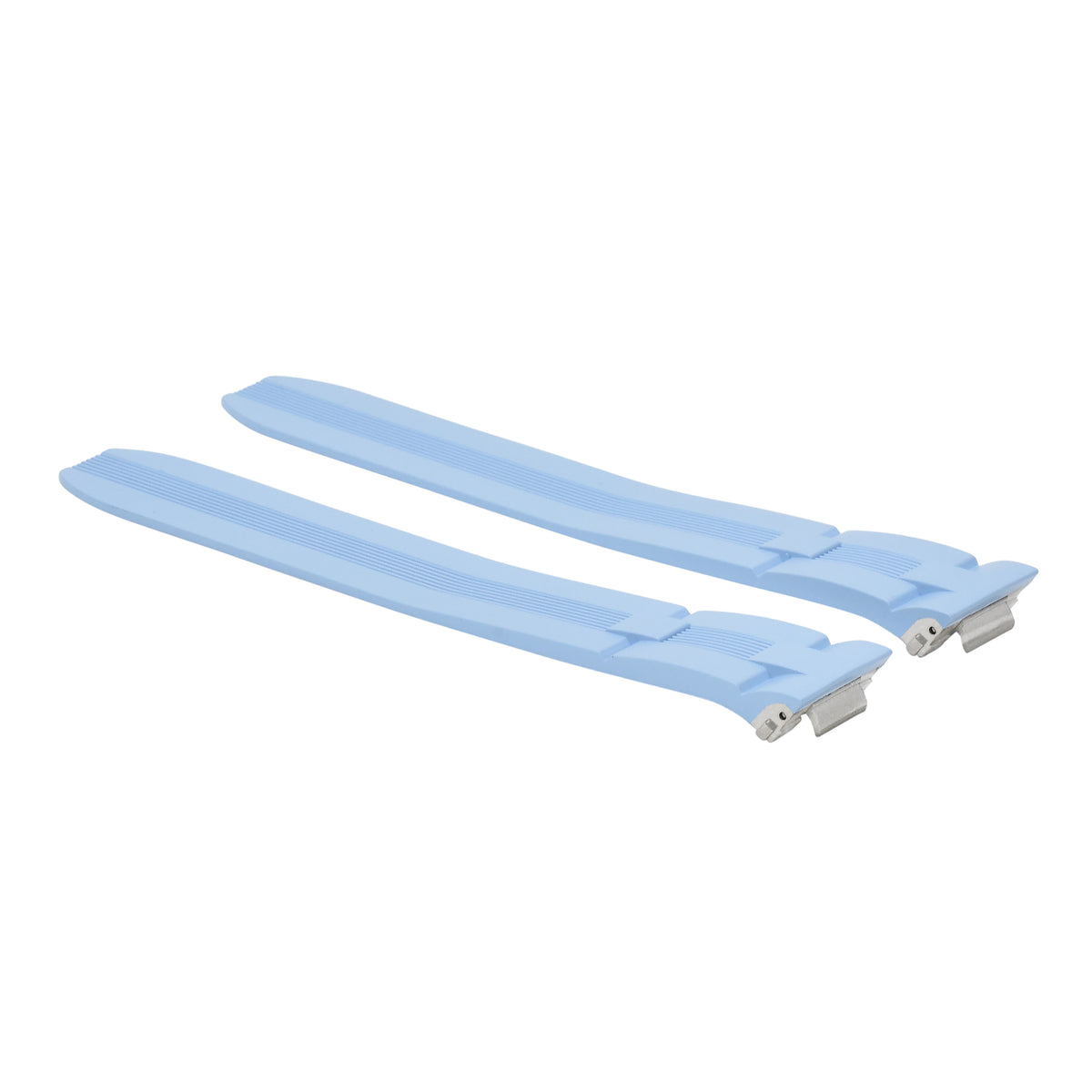 19MM SILICONE RUBBER WATCH BAND STRAP QUICK RELEASE FOR CARTIER ROADSTER, Baby Blue, view 2