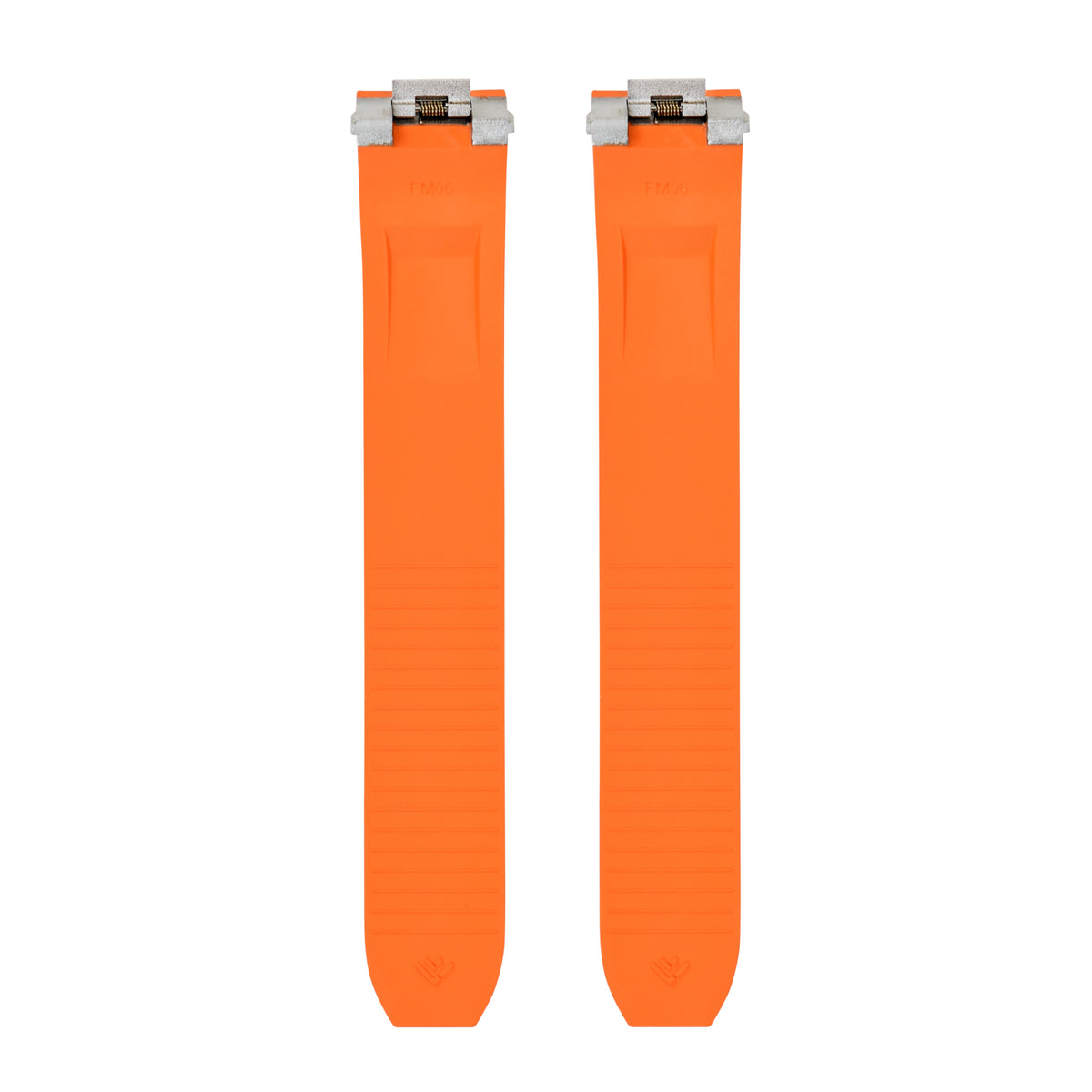 19MM SILICONE RUBBER WATCH BAND STRAP QUICK RELEASE FOR CARTIER ROADSTER, Orange, view 4