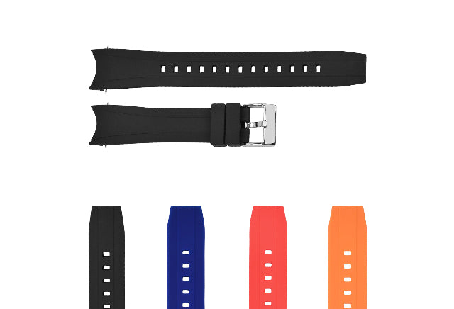 23mm Rubber Watch Band Strap for Citizen Eco-Drive Promaster Chronograph Watch