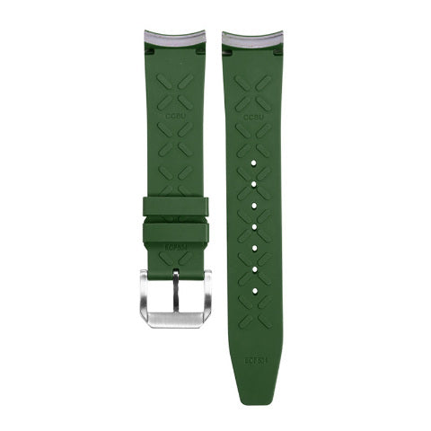 20MM FKM RUBBER WATCH BAND STRAP FOR IWC PORTUGUESE  MODEL WATCHES QUICK RELEASE