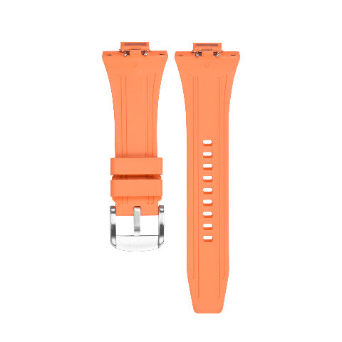 Replacement Strap Rubber Watch Strap FKM Deployant Clasp for Tissot PRX 35/40mm