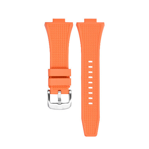 Replacement Strap Rubber Watch Strap FKM Deployant Clasp for Tissot PRX 35/40mm