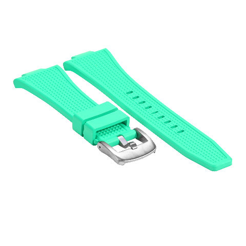Replacement Strap Rubber Watch Strap FKM Deployant Clasp for Tissot PRX 35/40mm