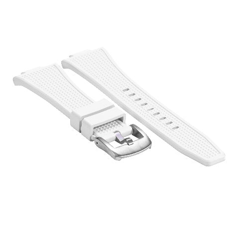 Replacement Strap Rubber Watch Strap FKM Deployant Clasp for Tissot PRX 35/40mm