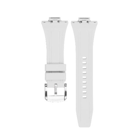 Replacement Strap Rubber Watch Strap FKM Deployant Clasp for Tissot PRX 35/40mm