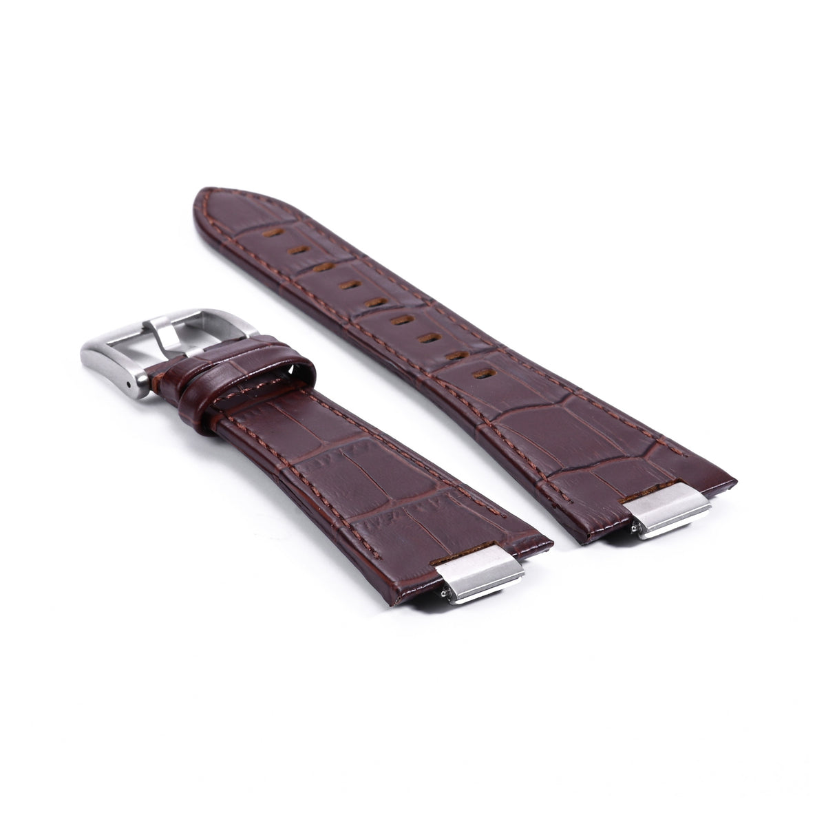 26MM LEATHER WATCH BAND STRAP FOR TISSOT WATCH 1853 PRX40 T137.407 T137.410, Brown, view 3