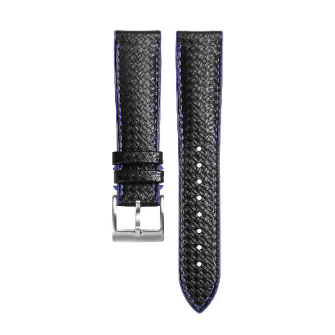 19-20-21-22-23-24MM CARBON FIBER LEATHER FKM RUBBER WATCH BAND STRAP FOR OMEGA