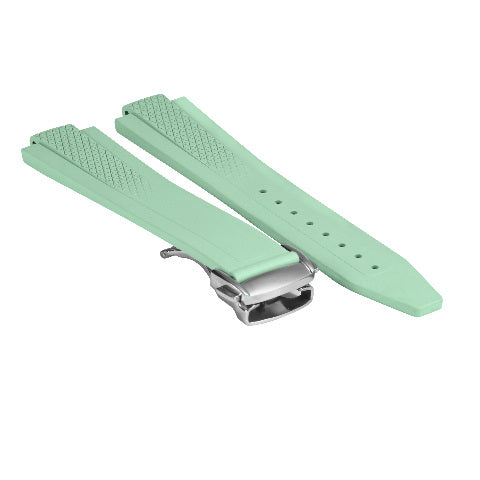 22mm FKM Rubber Watch Band Strap for Longines Conquest 42mm L38364529 L3.835